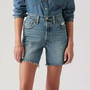 Levi's Blue Jean Shorts